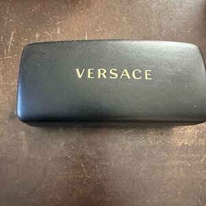 Versace Black Case with Gold Logo